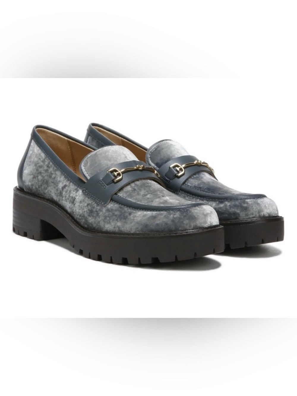 New Sam Edelman Women's Tully Loafer in Smokey Blue Size 9.5
